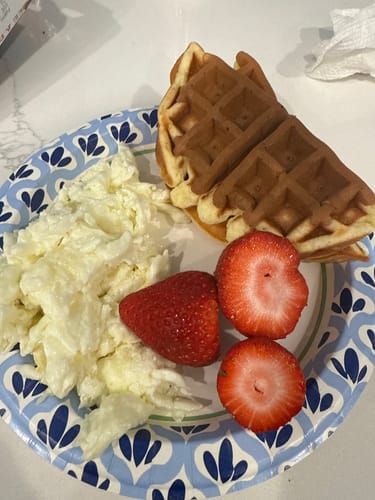 Customer photo review of Zen Protein Waffles - Classic