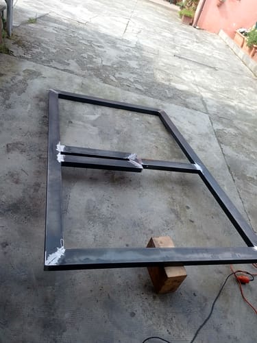 Customer photo review of Tubolare in ferro 100x50 spessore 2 mm