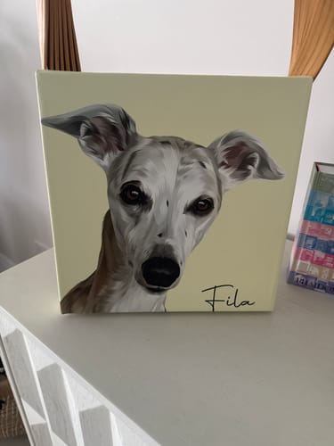 Customer photo review of Pet Art Canvas Wrap