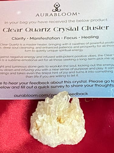 Customer photo review of VIP Crystal Club ~ Monthly Crystal Tester