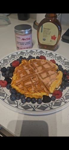 Customer photo review of Zen Protein Waffles - Classic