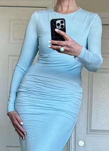 Customer photo review of Smooth Crewneck Bodysuit