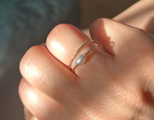Customer photo review of Torsade Ring - 10 Karat Gold