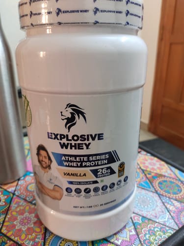 Customer photo review of Athlete Series Whey Protein (100% Isolate)