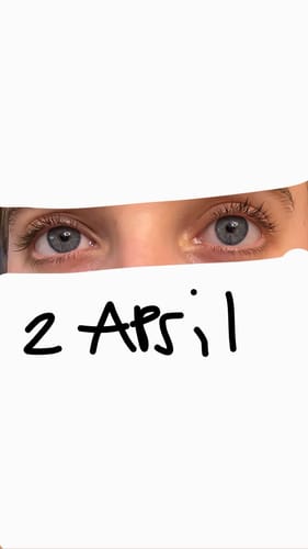 Customer photo review of Lash Growth Serum