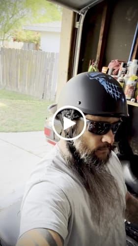 Customer video review of New- Polo Switchback DOT Reversible Helmet Flat & Gloss Black