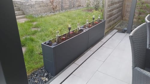 Customer photo review of Hochbeet HB6 | Pulverbeschichtet in RAL7016 | 100x25x52 cm
