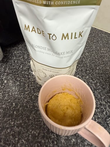 Customer photo review of Blondie Mug Cake Mix - 500g/10 SERVES