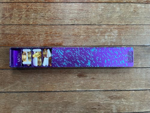 Customer photo review of Weekly Vitamin Case