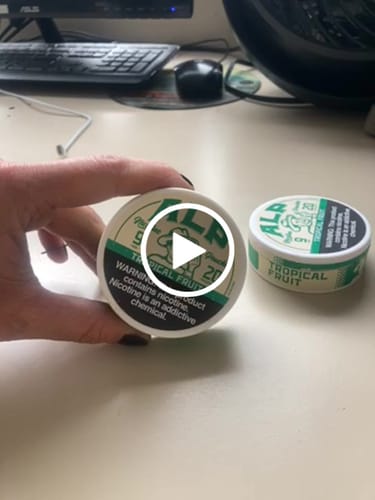 Customer video review of Tropical Fruit Nicotine Pouches