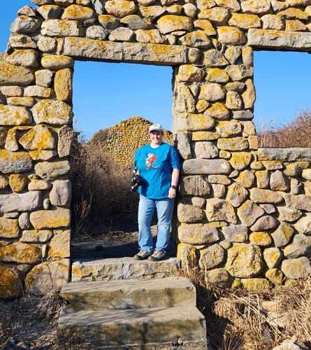 Customer photo review of Otter Backpacker T-Shirt