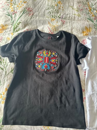 Customer photo review of Дамска тениска "Плодородие"