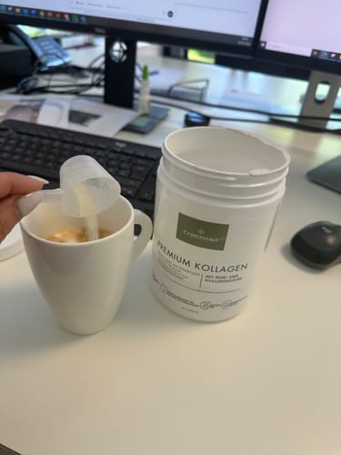 Kundenbewertung mit Foto zu Premium Kollagen