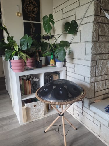 Customer photo review of Cosmos Handpan - Midnight Mandarins 9 Notes in D Minor - Tambourine Gift Set