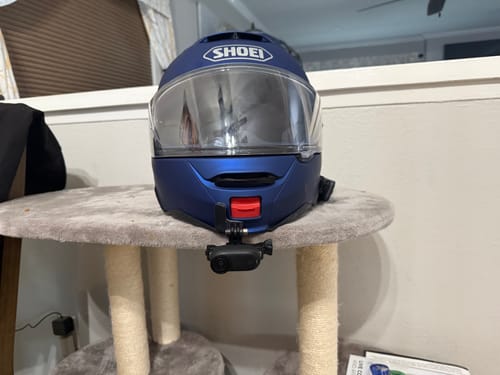 Customer photo review of Shoei Neotec 2 Camera Mount