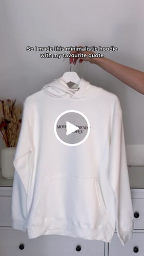 Customer video review of Organic hoodie