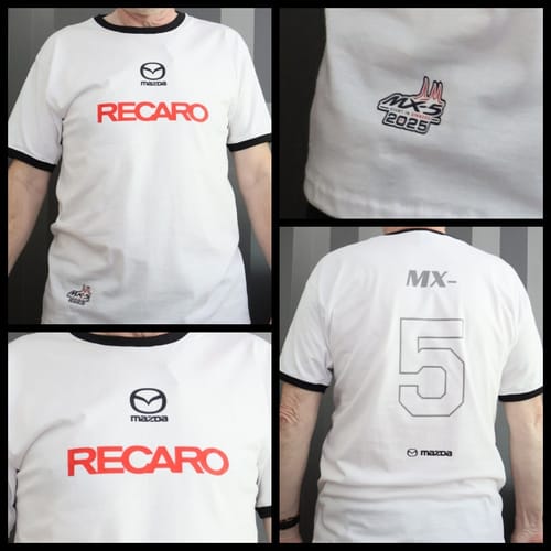 Customer photo review of Men's fitted ringer t-shirt