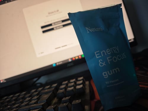 Customer photo review of Energy & Focus Gum