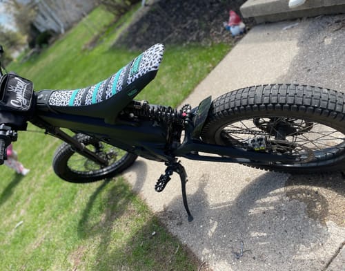 Customer photo review of Custom Seat Cover: Talaria XXX