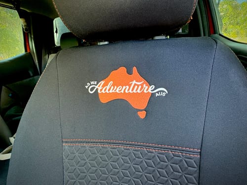 Customer photo review of Ford Ranger PX I Premium Neoprene 2x Front Seat Covers (Made to Order)