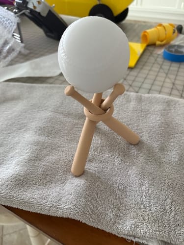 Customer photo review of Cloudy White PETG Filament 1.75mm 1kg