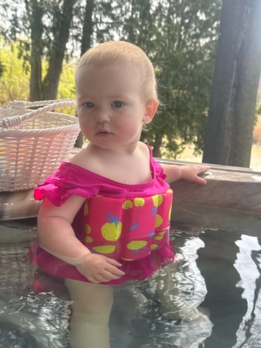 Customer photo review of The Floatee with UV Protection (6 months - 8 years)