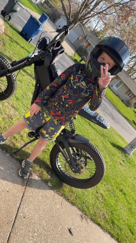 Customer photo review of Custom Seat Cover: Talaria XXX