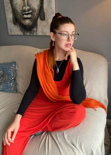 Esté Tunde S. review of HAREM LOUNGE PANTS SPICY ORANGE image 1 out of 1