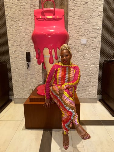 Customer photo review of Harem jumpsuit MARLA