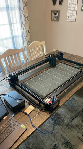 Customer photo review of AtomStack A40 Max Large Size Laser Engraving And Cutting Machine with F60 Air Assist Kit