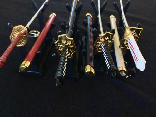 Customer photo review of Mini Katana Keychain