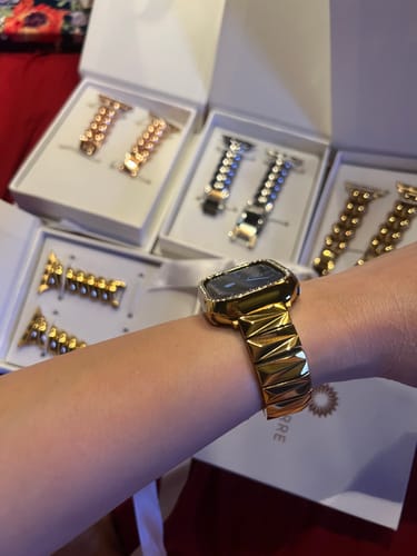 Customer photo review of Pyramid Band for the Apple Watch