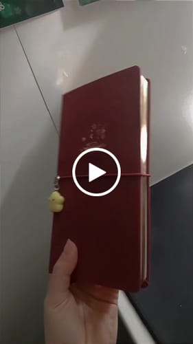 Customer video review of Tsuki ‘Maple Sail’ Travel Notebook ☾