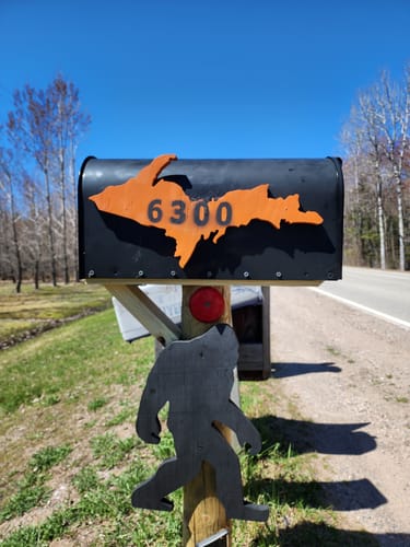 Customer photo review of 18.5x8.8" Upper State Of Michigan Acrylic Router Template