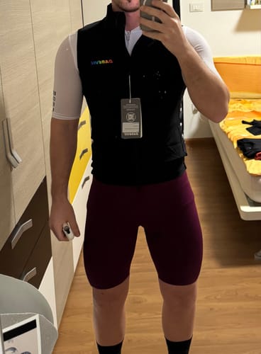 Customer photo review of LIFTTINT 2.X BIB SHORTS - WHITE