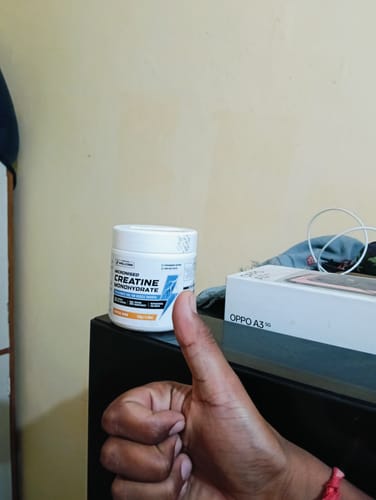 Customer photo review of Wellcore - Pure Micronised Creatine Monohydrate (122g, 33 Servings) Tropical Tango