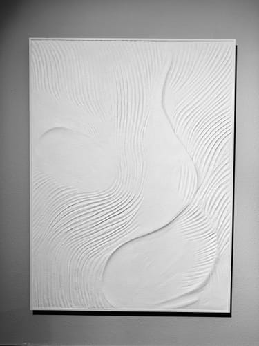 Customer photo review of Beige & Brown Abstract #BB091