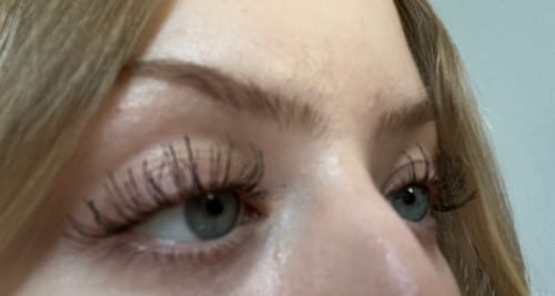 Customer photo review of Lash Growth Serum