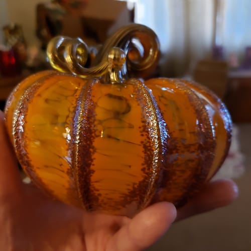 Customer photo review of The Matte Spring Pumpkin
