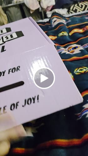 Customer video review of Curated Monthly Baby Box