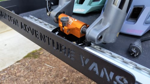 Customer photo review of Unaka - Thru Axle Mounting Kit