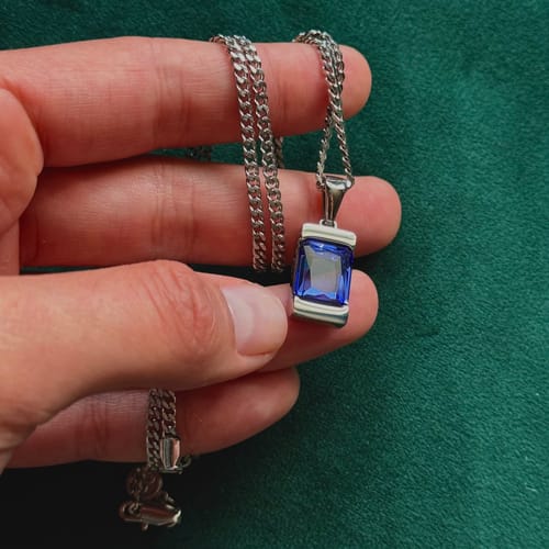 Customer photo review of Chip - Tanzanite