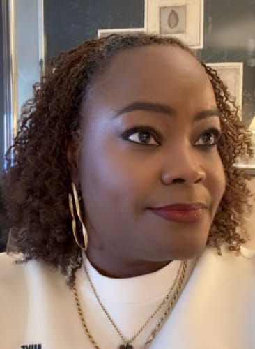 Customer photo review of Tarnish Free Nsonosono Earrings