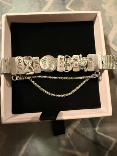 Customer photo review of Mesh bracelet silver