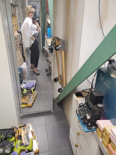 Customer photo review of Cape-Effect Button-Down Shirt