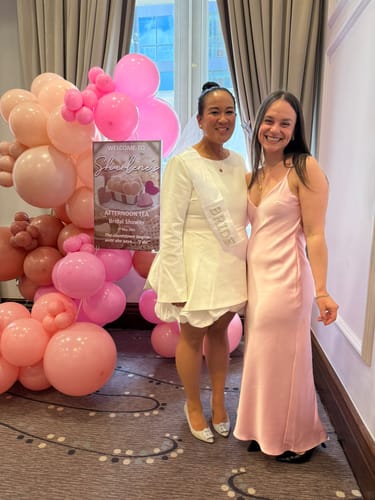 Customer photo review of Split Sleeve Bubble Hem Mini Dress - White