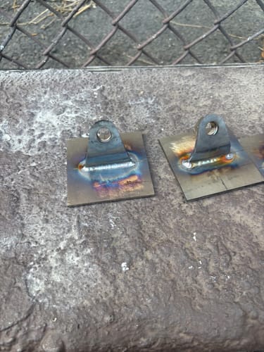 Customer photo review of Steel 3x3 Plate