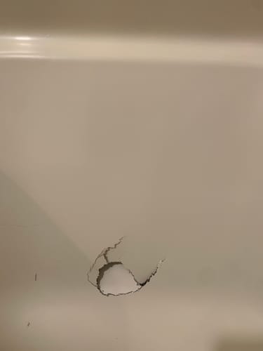 Marguerite R. review of Large Wall Damage - Tub and Shower Repair Kit image 1 out of 3