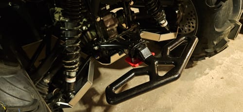 Customer photo review of Full Skid Plate Kit — Yamaha Grizzly 550/700 (2007+)