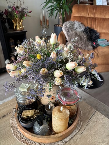 Fotorecensie van een klant over Zijden Kiku Bloemen - Grasgroen (10 stengels/ 50 bloemhoofdjes)